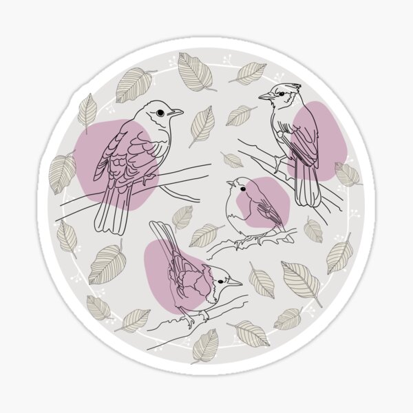 Item preview, Feathered Friends designed and sold by TurquoiseBird.