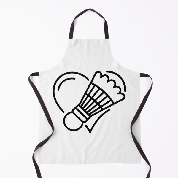 Item preview, Badminton Heart Minimalist designed and sold by Dago345.