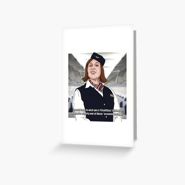 Item preview, Gay Icons - David Walliams as Penny The Air Stewardess in Come Fly With Me  designed and sold by Martynwithay.