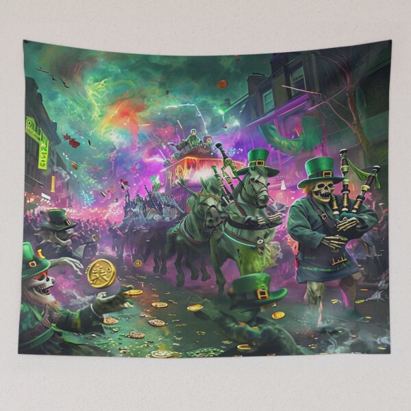 Item preview, Horde of Undead Leprechauns  Premium Cool Trendy Best Gift designed and sold by Imaginarium of Chaos falcon88 .