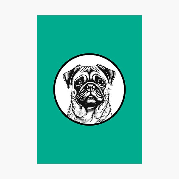Item preview, Pug Cameo Portrait designed and sold by Adam Regester.