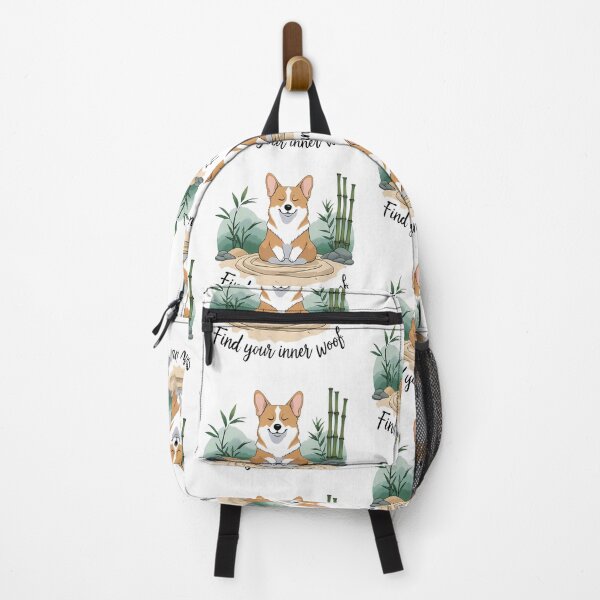 Item preview, Find Your Inner Woof – Zen Corgi Meditation  designed and sold by zoughlal.