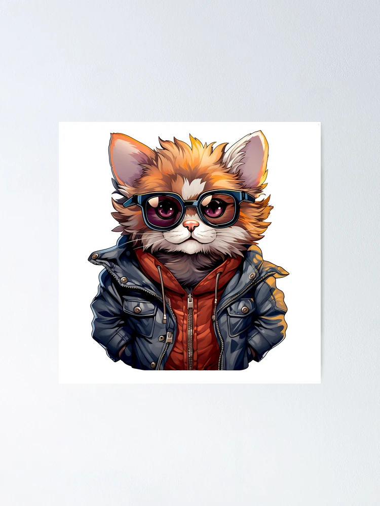 Thumbnail 1 of 3, Poster, Cat designed and sold by RamiStore123.