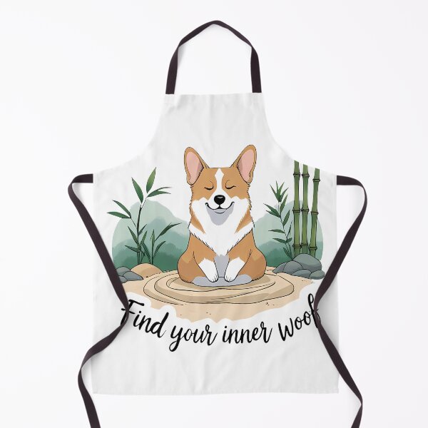 Item preview, Find Your Inner Woof – Zen Corgi Meditation designed and sold by zoughlal.