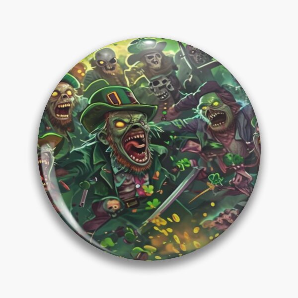 Item preview, Zombie Leprechauns vs. Skeleton Pirates  Premium Cool Trendy Best Gift designed and sold by Imaginarium of Chaos falcon88 .