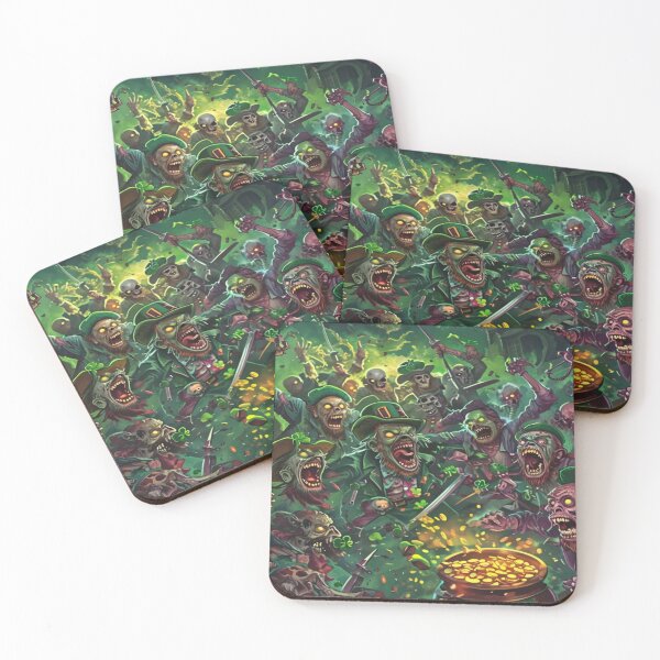Item preview, Zombie Leprechauns vs. Skeleton Pirates  Premium Cool Trendy Best Gift designed and sold by Imaginarium of Chaos falcon88 .
