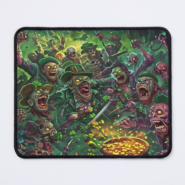 Item preview, Zombie Leprechauns vs. Skeleton Pirates Premium Cool Trendy Best Gift designed and sold by Imaginarium of Chaos falcon88 .