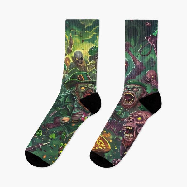 Item preview, Zombie Leprechauns vs. Skeleton Pirates  Premium Cool Trendy Best Gift designed and sold by Imaginarium of Chaos falcon88 .