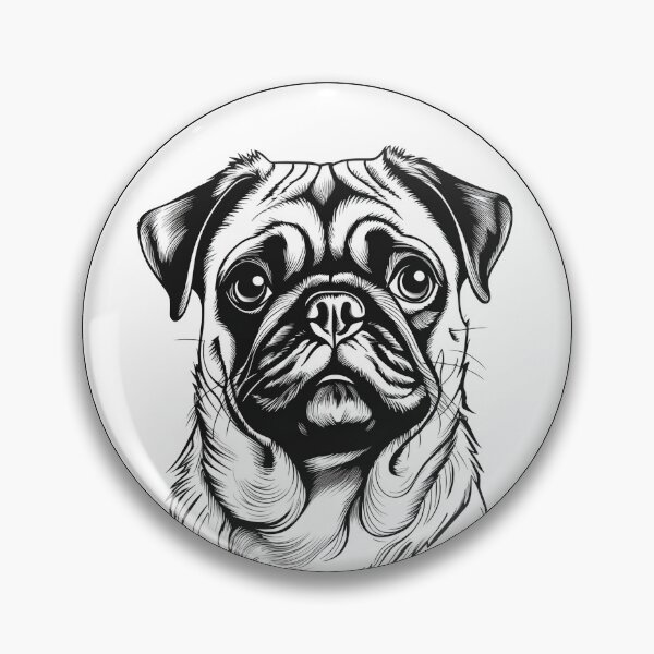 Item preview, Pug Cameo Portrait designed and sold by Adam Regester.