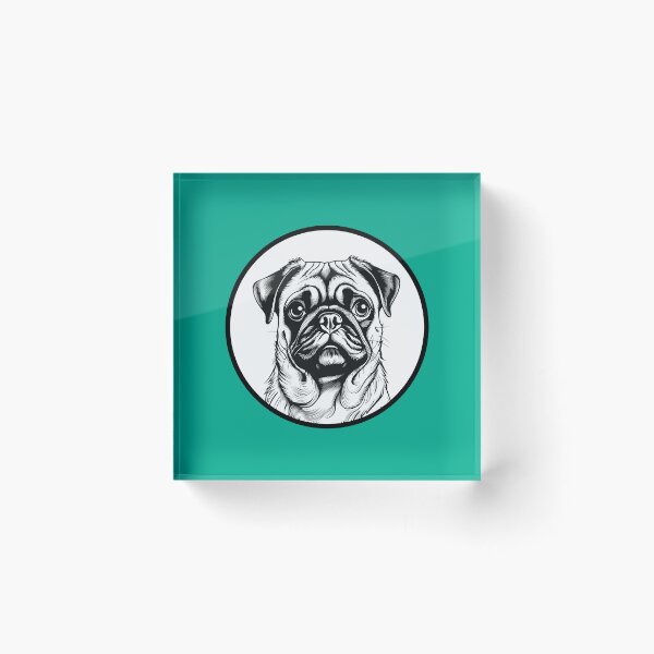 Item preview, Pug Cameo Portrait designed and sold by Adam Regester.