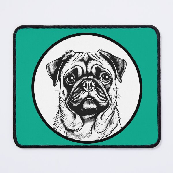 Item preview, Pug Cameo Portrait designed and sold by Adam Regester.