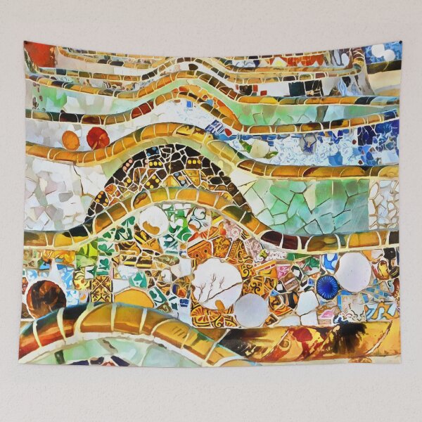 Aperçu de l'œuvre Gaudi Barcelone créée et vendue par Shevi.