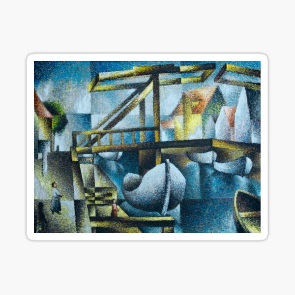 Vista previa del artículo con la obra «El puente de Rugenwaldermunde», diseñado y vendido por nathansonart.