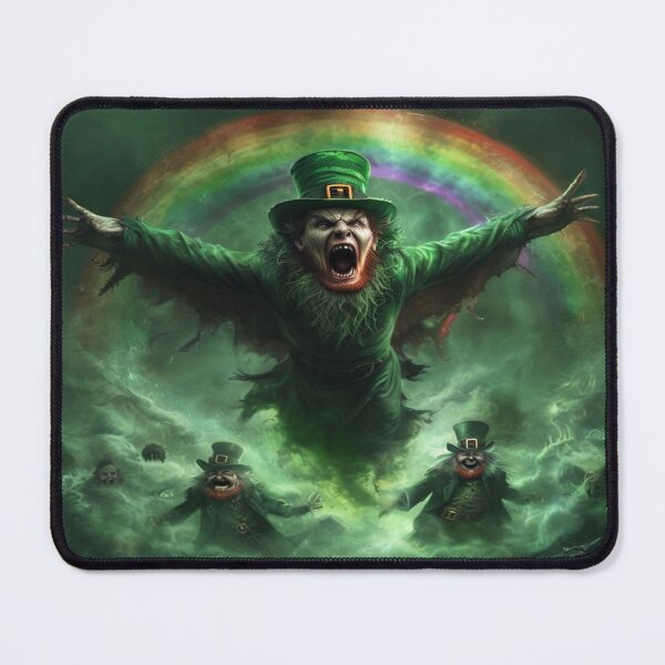 Item preview, Leprechaun Banshee Over a Cursed Rainbow Premium Cool Trendy Best Gift designed and sold by Imaginarium of Chaos falcon88 .