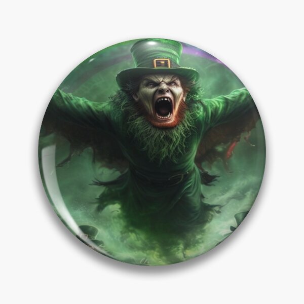 Item preview, Leprechaun Banshee Over a Cursed Rainbow  Premium Cool Trendy Best Gift designed and sold by Imaginarium of Chaos falcon88 .