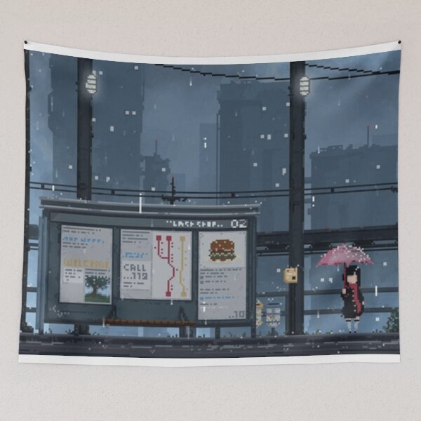 Item preview, Rainy Day Commute designed and sold by darkskinbender.