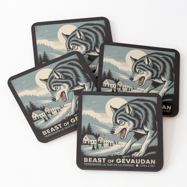 Item preview, Beast of Gévaudan France Wolf Folklore designed and sold by The Masked Designer.