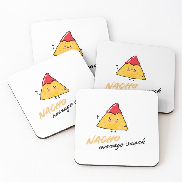 Item preview, Nacho average snack - Funny Food Puns designed and sold by mimiscreativity.