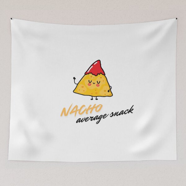 Item preview, Nacho average snack - Funny Food Puns designed and sold by mimiscreativity.
