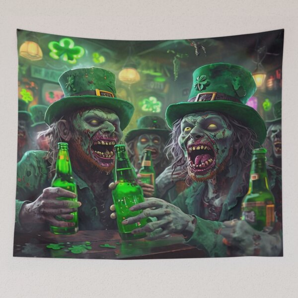 Item preview, Undead St. Patrick’s Day Party  Premium Cool Trendy Best Gift designed and sold by Imaginarium of Chaos falcon88 .