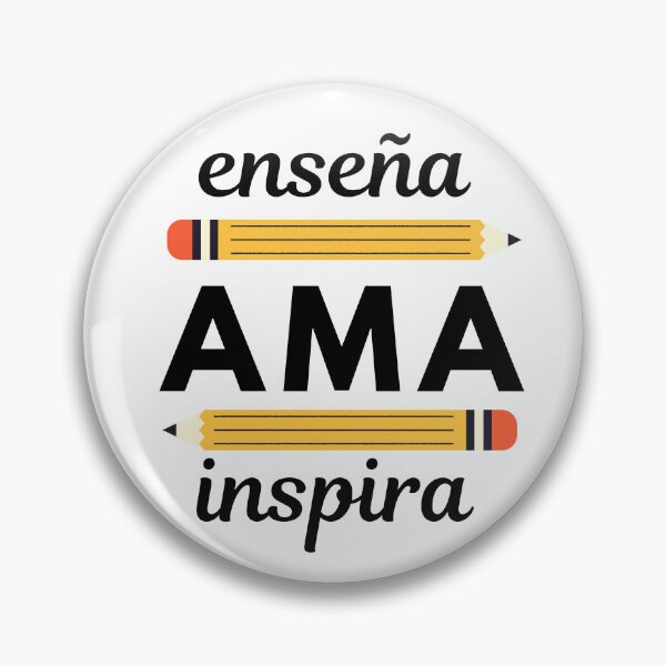 Item preview, Enseña, ama e inspira sticker designed and sold by DesignPMG.