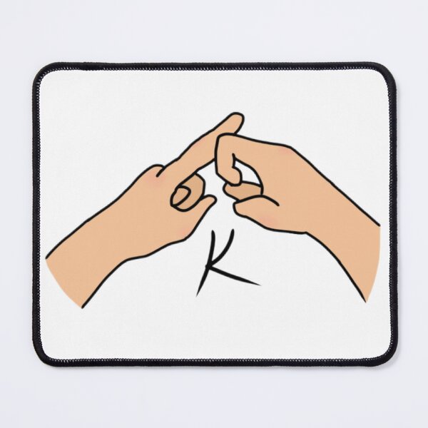 Item preview, BSL letter sign K designed and sold by Artistkhg.