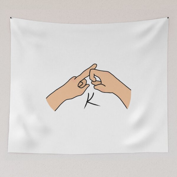 Item preview, BSL letter sign K designed and sold by Artistkhg.