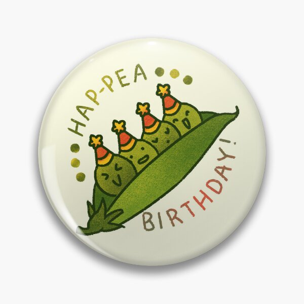 Item preview, Hap-Pea Birthday designed and sold by Squosh.
