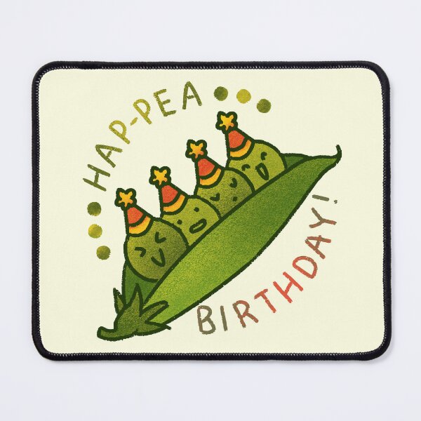 Item preview, Hap-Pea Birthday designed and sold by Squosh.