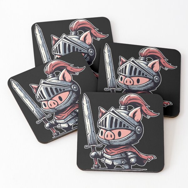 Item preview, Knight Pig Medieval Fantasy designed and sold by TomFrontierArt.