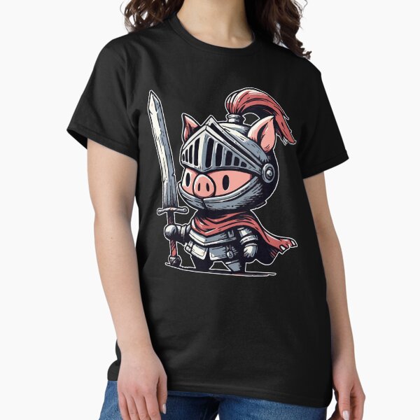 Artikel-Vorschau von Ritter Schwein Mittelalter Fantasy, designt und verkauft von TomFrontierArt.