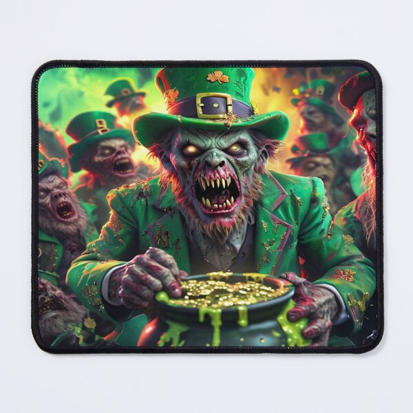 Item preview, Monstrous Zombie Leprechaun Premium Cool Trendy Best Gift designed and sold by Imaginarium of Chaos falcon88 .