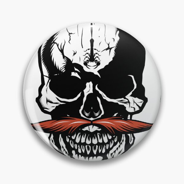 Item preview, skull hipster skulls mustache mustached scorpion designed and sold by Achille3777.