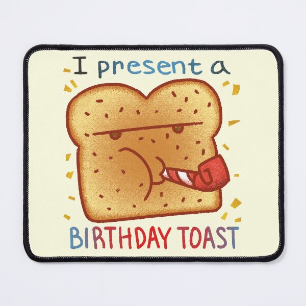 Aperçu de l'œuvre Je présente un toast d'anniversaire créée et vendue par Squosh.