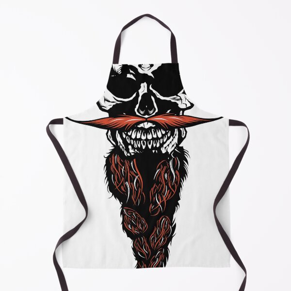 Item preview, skull hipster skulls mustache mustached scorpion beard bearded goatee designed and sold by Achille3777.
