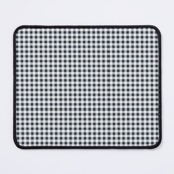Item preview, Black and white gingham fabric designed and sold by Yonacreation.