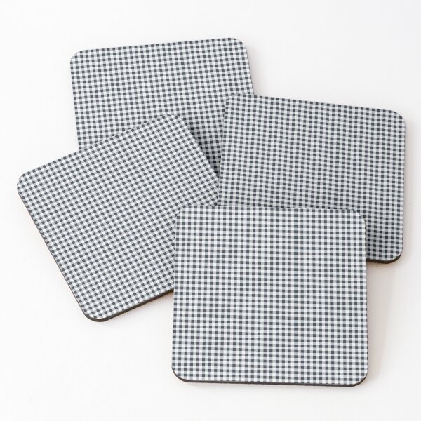 Item preview, Black and white gingham fabric designed and sold by Yonacreation.