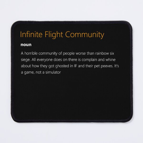 Item preview, Infinite Flight Community Definition designed and sold by Aviation-101.
