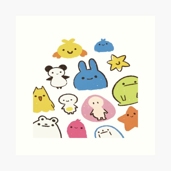 Item preview, cute animal patterns designed and sold by ArtZombieStore.