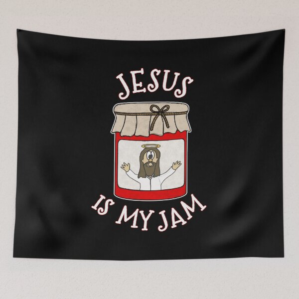 Item preview, Jesus Is My Jam, Christian Church Funny designed and sold by doodlerob.