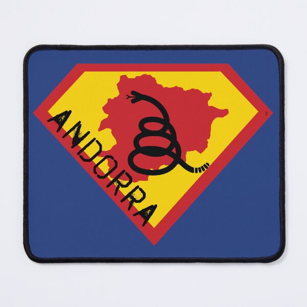Item preview, ANDORRAN SHIELD - Freedom Is The Superpower - Modern Gadsden Snake Flag - Dont Tread On Me SUPERHERO ANDORRA spellout design designed and sold by pelagio.