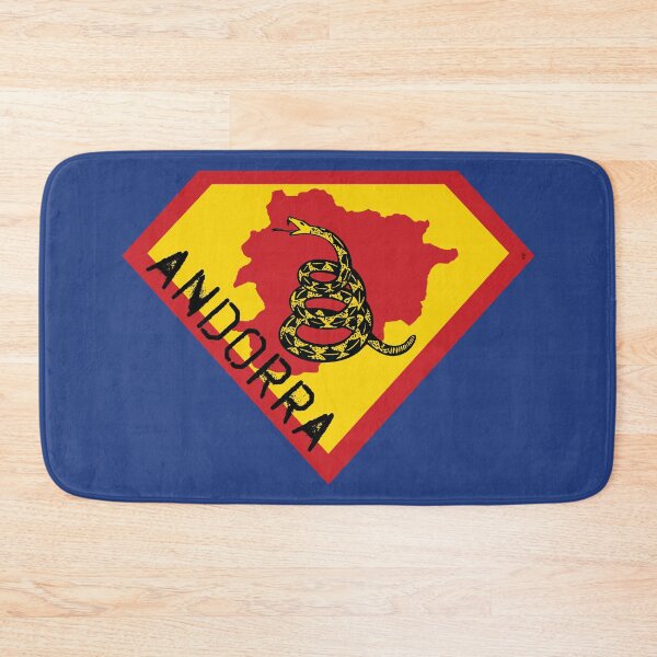 Item preview, ANDORRAN SHIELD - Freedom Is The Superpower - Gadsden Snake Flag - Dont Tread On Me SUPERHERO ANDORRA spellout design designed and sold by pelagio.