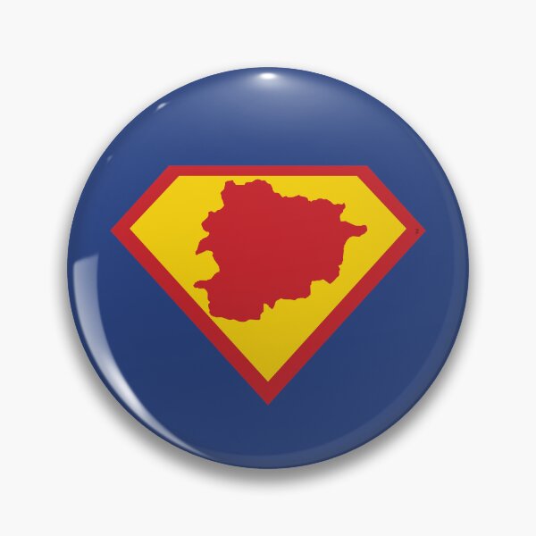 Item preview, ANDORRAN SHIELD - Freedom Is The Superpower - SUPERHERO ANDORRA  design designed and sold by pelagio.