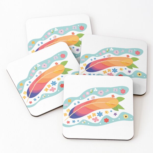 Item preview, flower feather designed and sold by apichailoveyou.