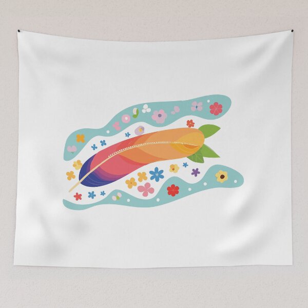 Item preview, flower feather designed and sold by apichailoveyou.