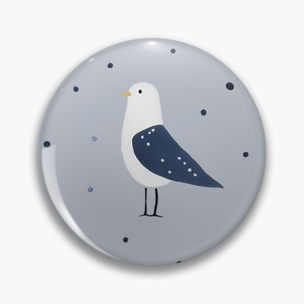 Item preview, minimalistic cute seagull pattern designed and sold by PoppyLaneStudio.