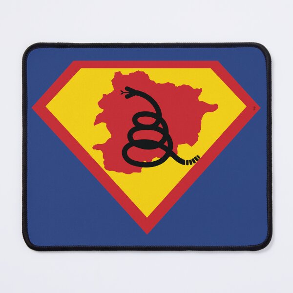 Item preview, ANDORRAN SHIELD - Freedom Is The Superpower - Modern Gadsden Snake Flag - Dont Tread On Me SUPERHERO ANDORRA design designed and sold by pelagio.