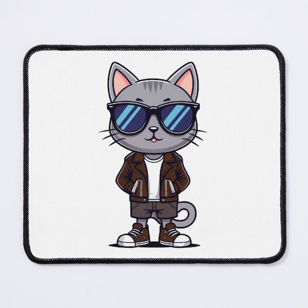 Item preview, Badass Cat designed and sold by FreshArtFusion.