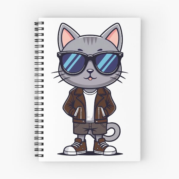 Item preview, Badass Cat designed and sold by FreshArtFusion.