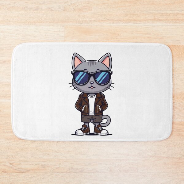 Item preview, Badass Cat designed and sold by FreshArtFusion.